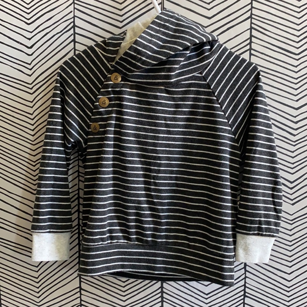 NEW “&” 18 month unisex hooded sweatshirt
